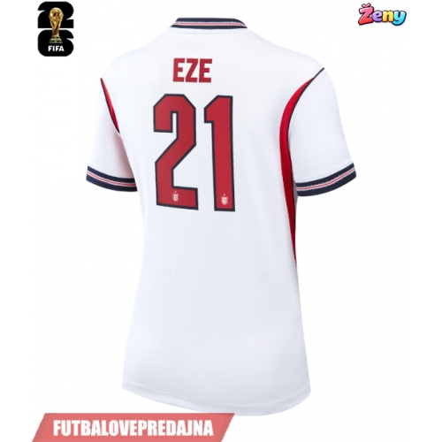 Lacne Ženy Futbalové dres Anglicko Eberechi Eze #21 MS 2026 Krátky Rukáv - Domáci